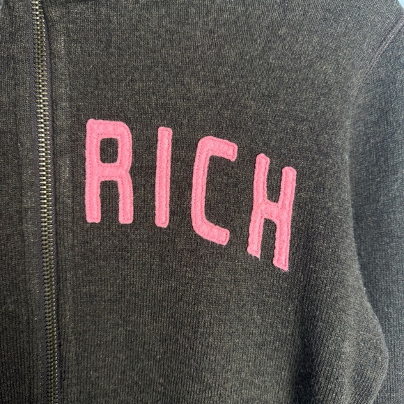 VTG Woolrich Y2K Zip Up Sweater Sz M Track Blokette Blokecore Made in Italy Wool - Picture 7 of 16